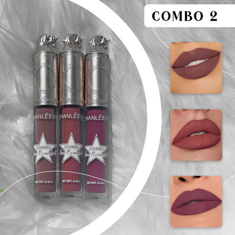 ¡TENDENCIA! Labiales mate de alta duracion