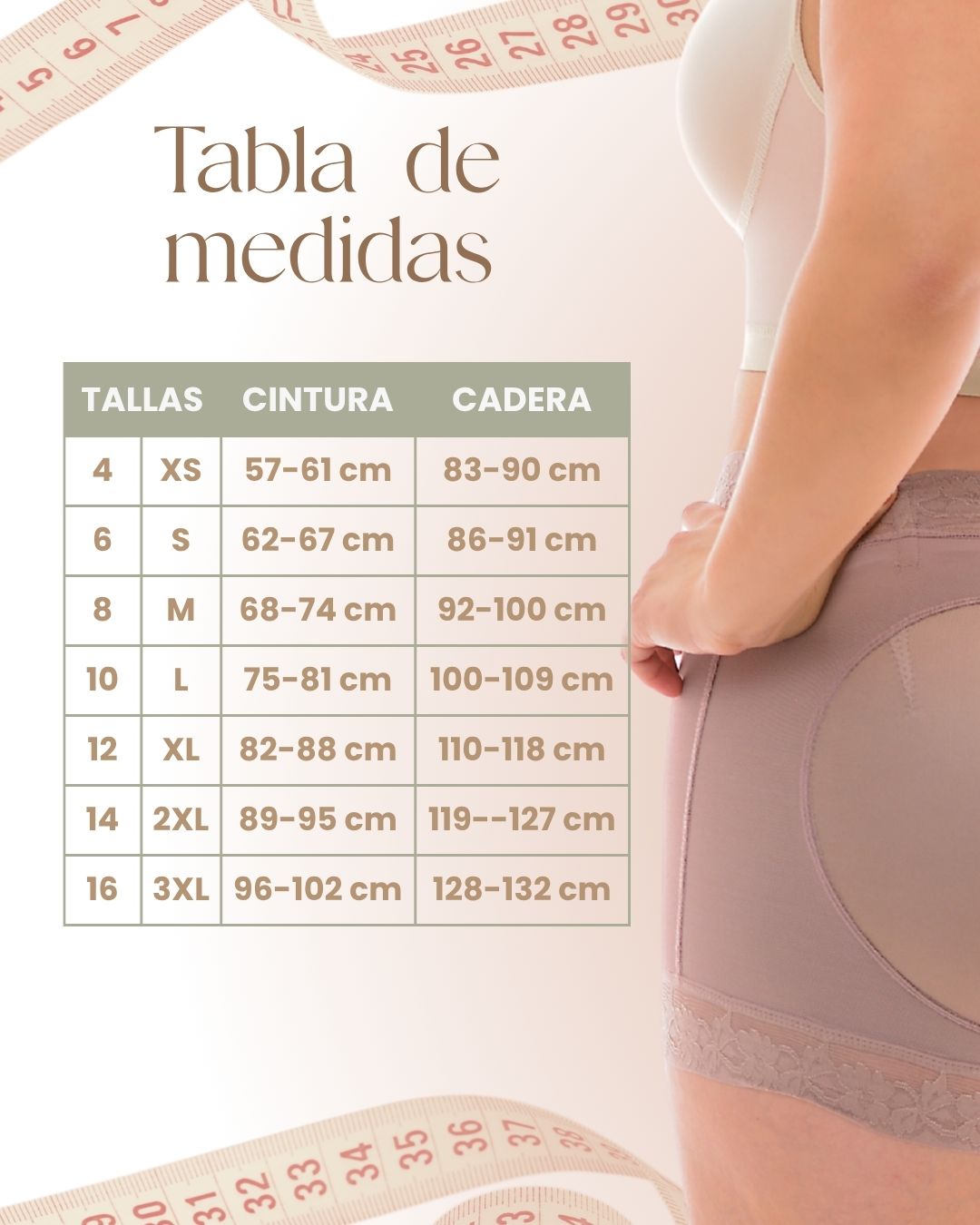 FAJA LIPO SIN VARILLAS TIRAS REMOVIVBLES